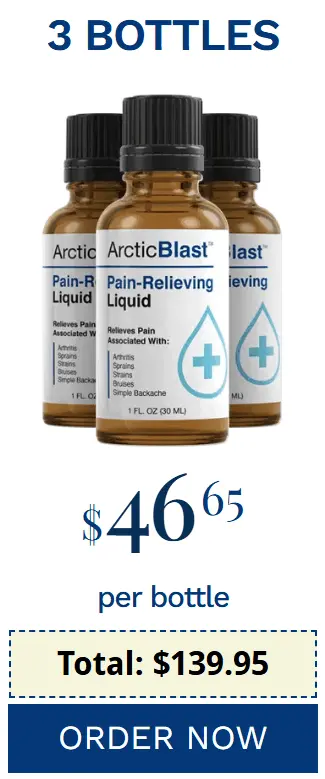 Arctic Blast 3 bottle